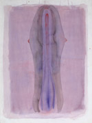 Serie: Abstrakte Aquarelle, Nr. 1, 75 x 56 cm